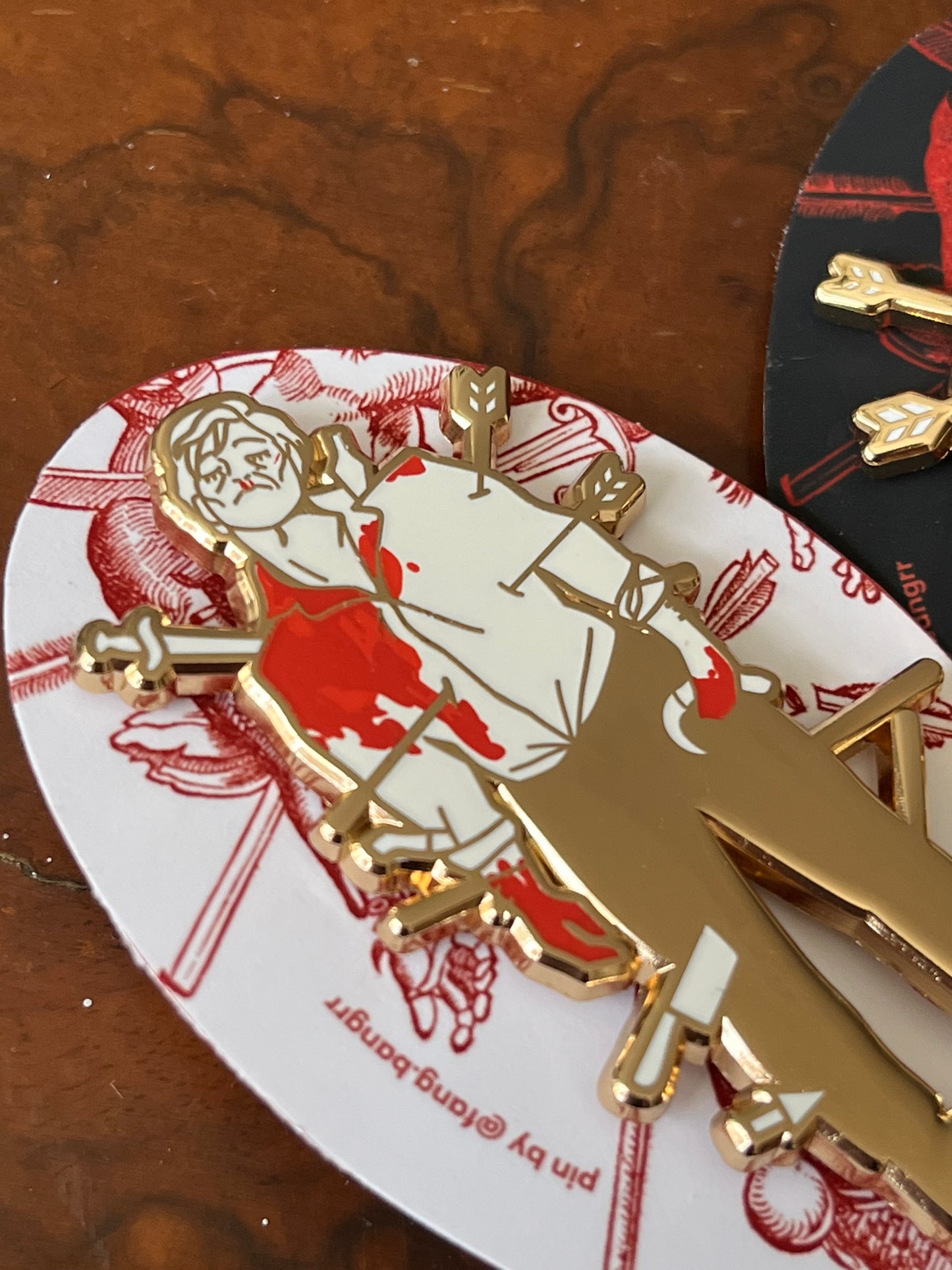 Hannibal wound man enamel pins