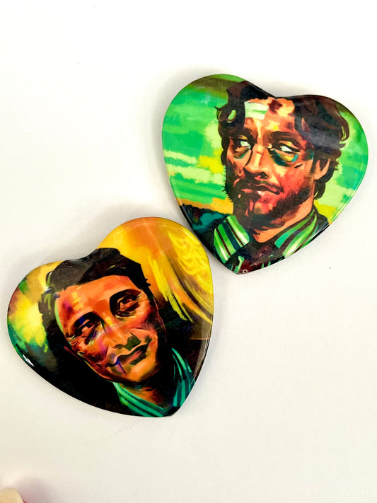 hannibal Digestivo plaid holo pinback buttons