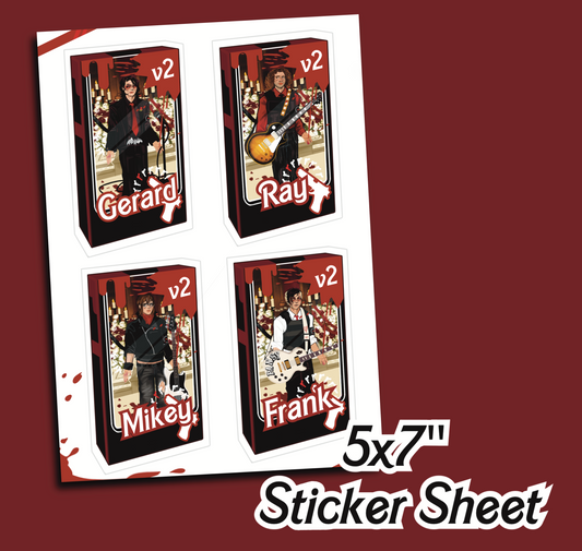 Revenge Matte 5x7 Sticker Sheet