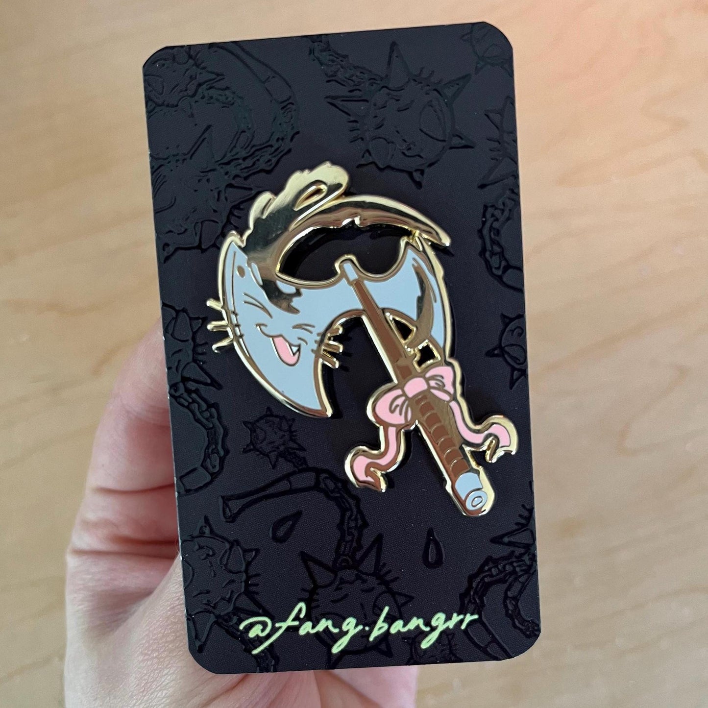 cute weapons hard enamel pins