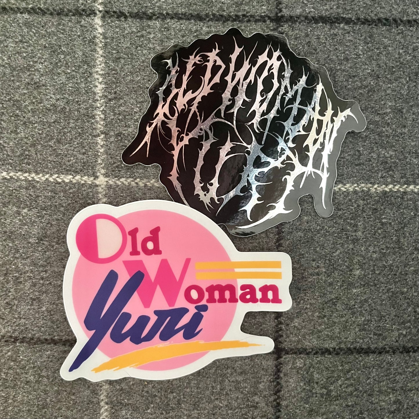 old woman yuri stickers