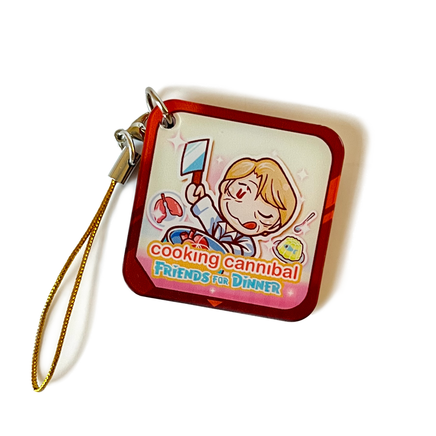 cooking cannibal cartridge keychain