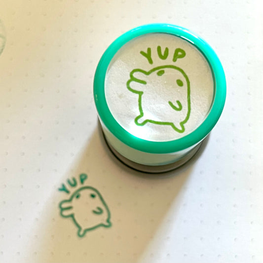 yup 20mm tama kuchipatchi self inking stamp