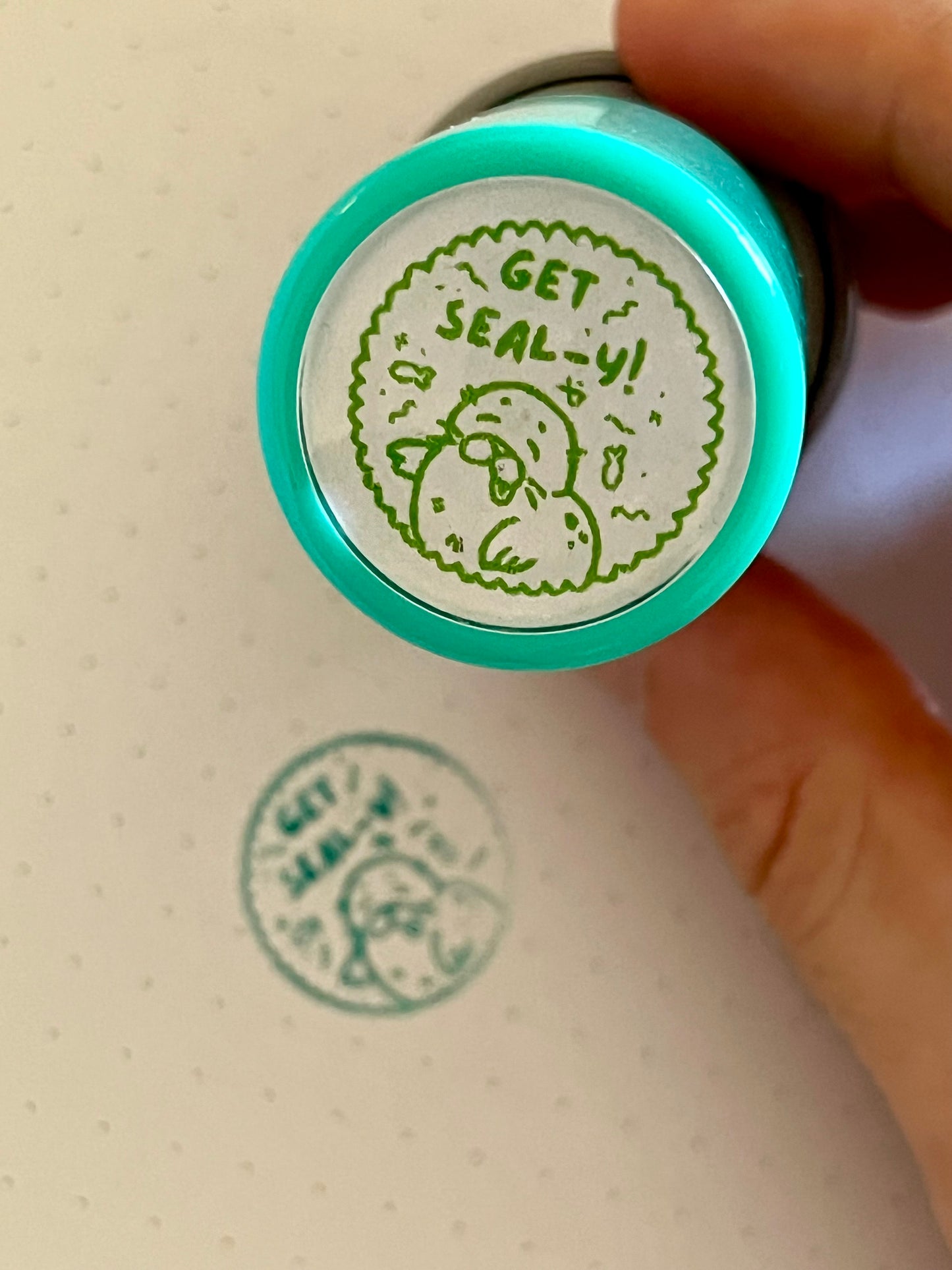 get seal-y ! 20mm self-inking stamp