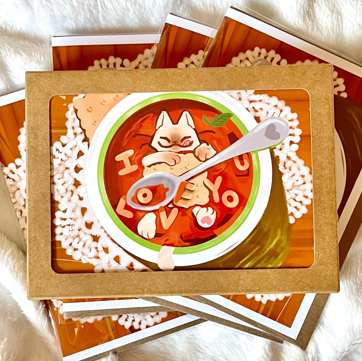 Alphabet soup card