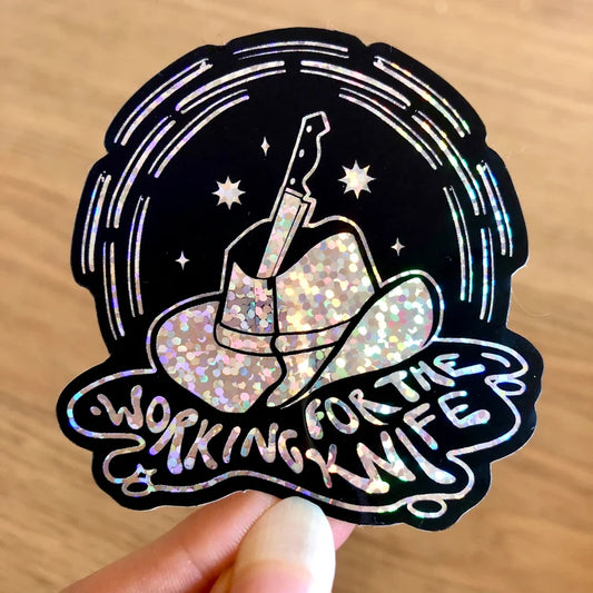 W4TK glitter 3" stickers