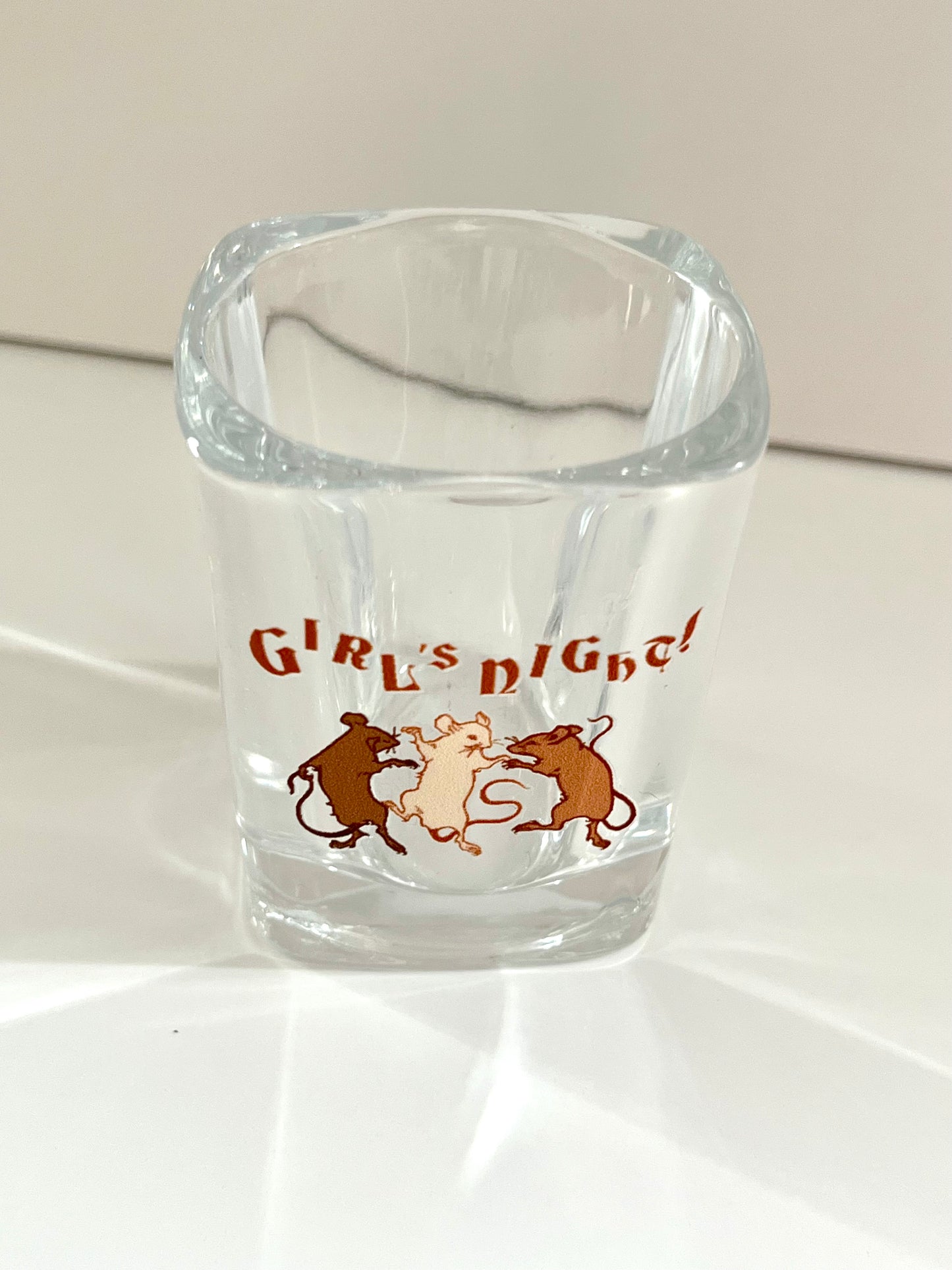 girls night! shot glass