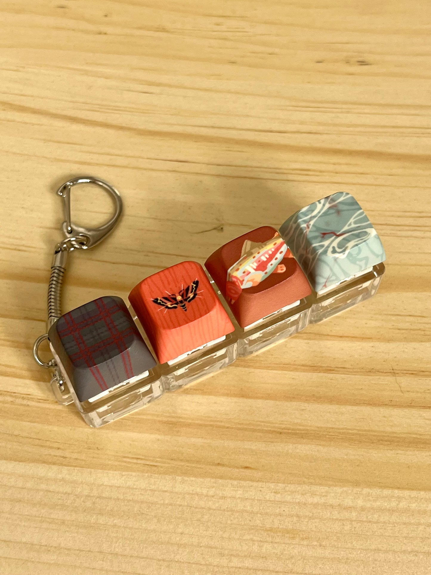 Hannibal clicker 4 keycap keychains | stim fidget