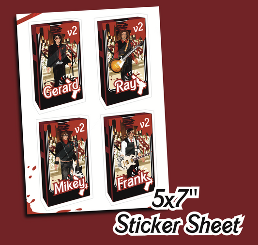 PREORDER 5x7 Sticker Sheet