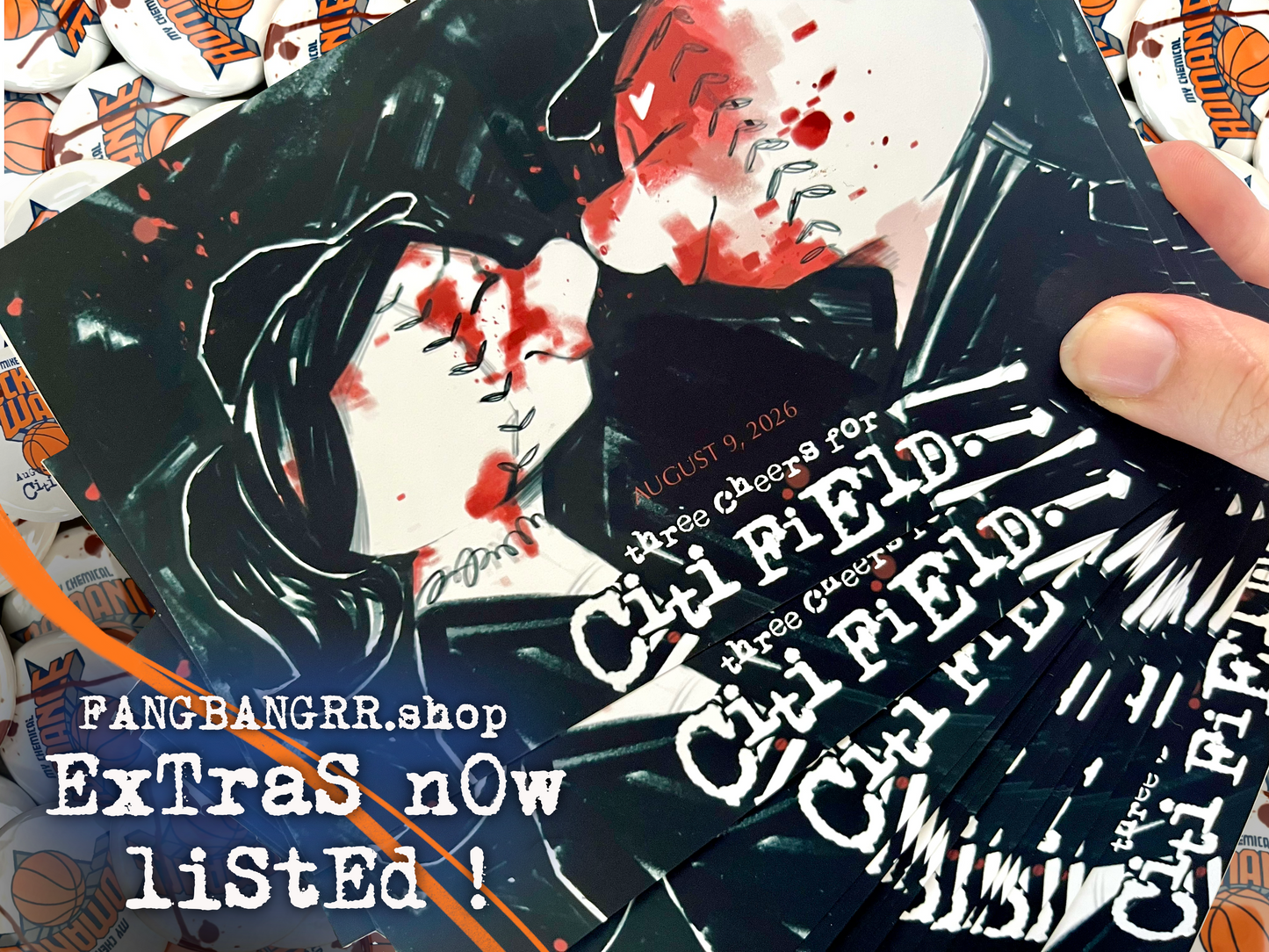 three cheers for citi field ! prints & buttons