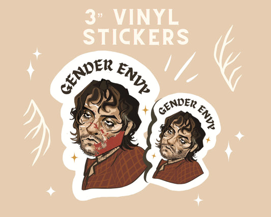 Will Graham 'gender envy' Hannibal vinyl sticker