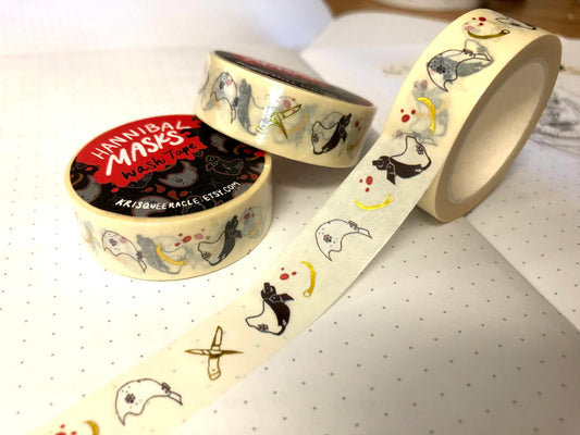 Hannibal Masks Foil Washi Tape