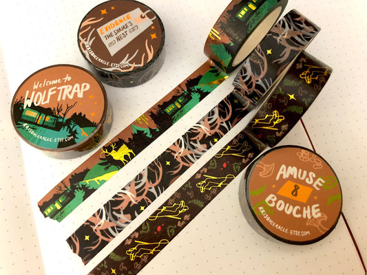 Hannibal Inspired Foil Washi Tape: S1