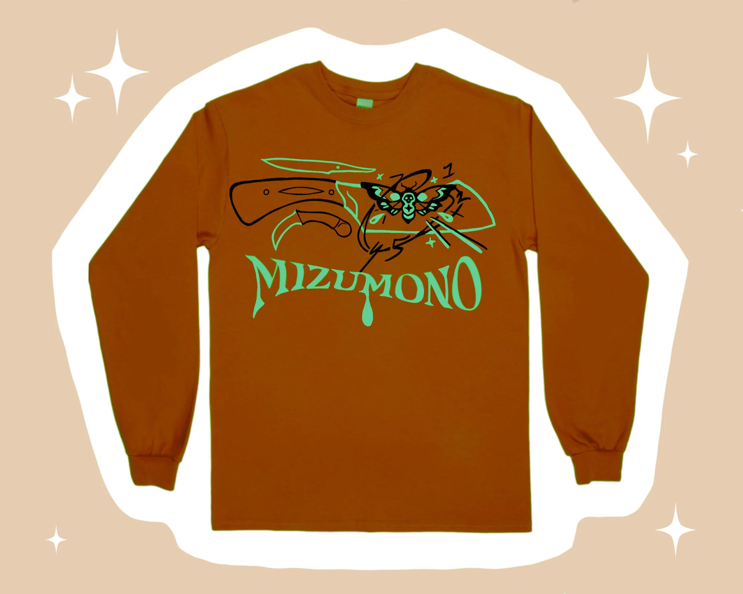 Hannibal 'Mizumono' Long Sleeve Shirt (Orange)