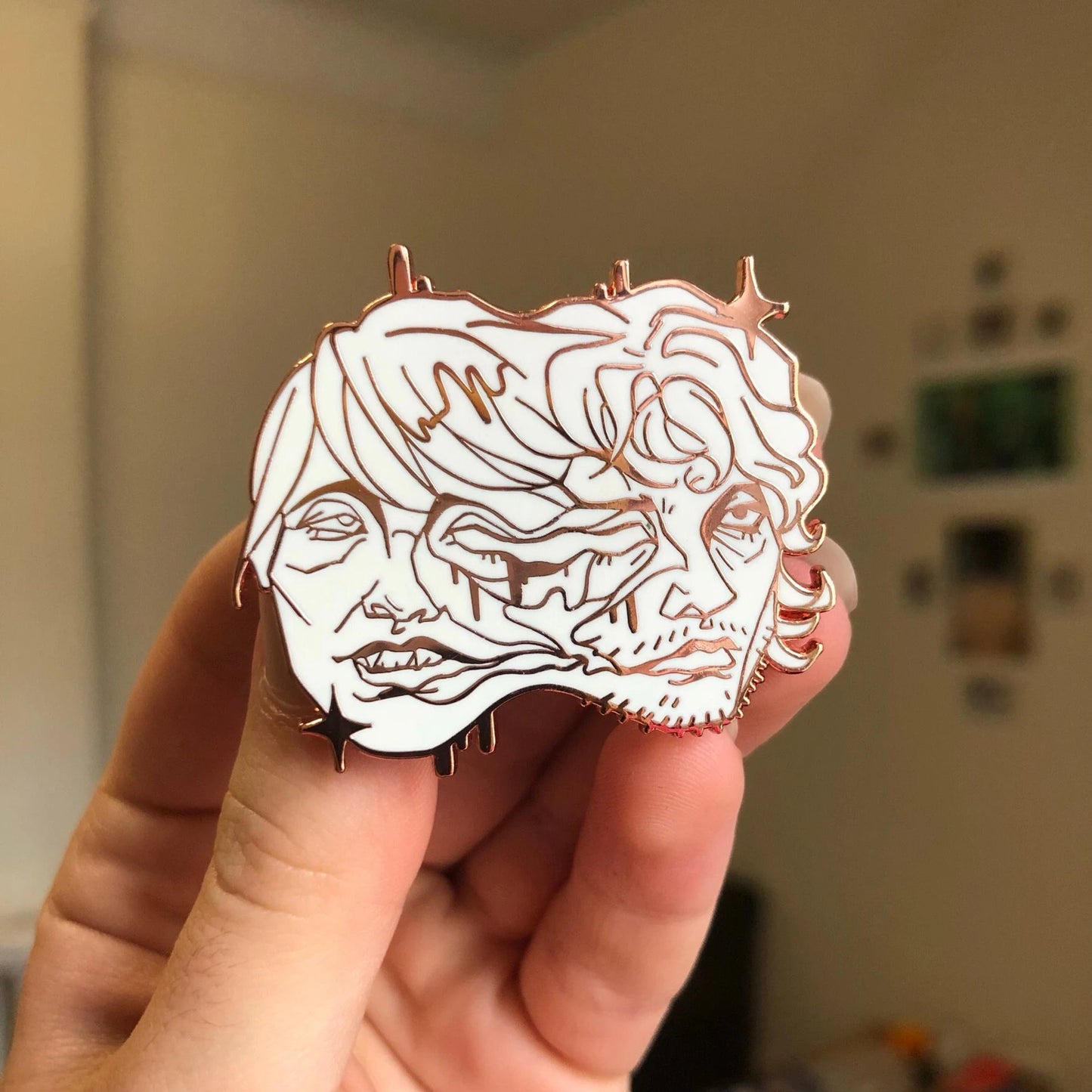 Hannibal 'blurring' Hard Enamel Pins