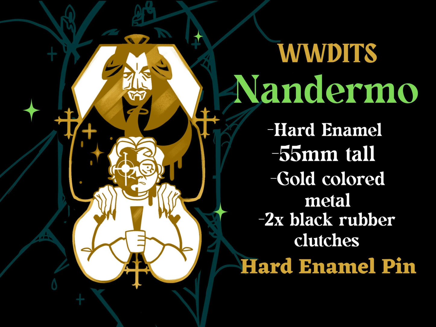 WWDITS Nandor + Guillermo Hard Enamel Pin