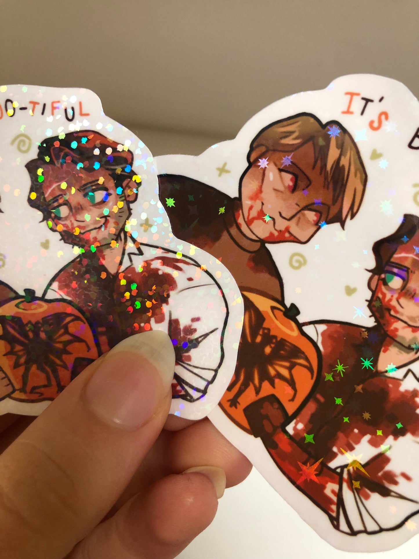 Hannigram Halloween vinyl stickers