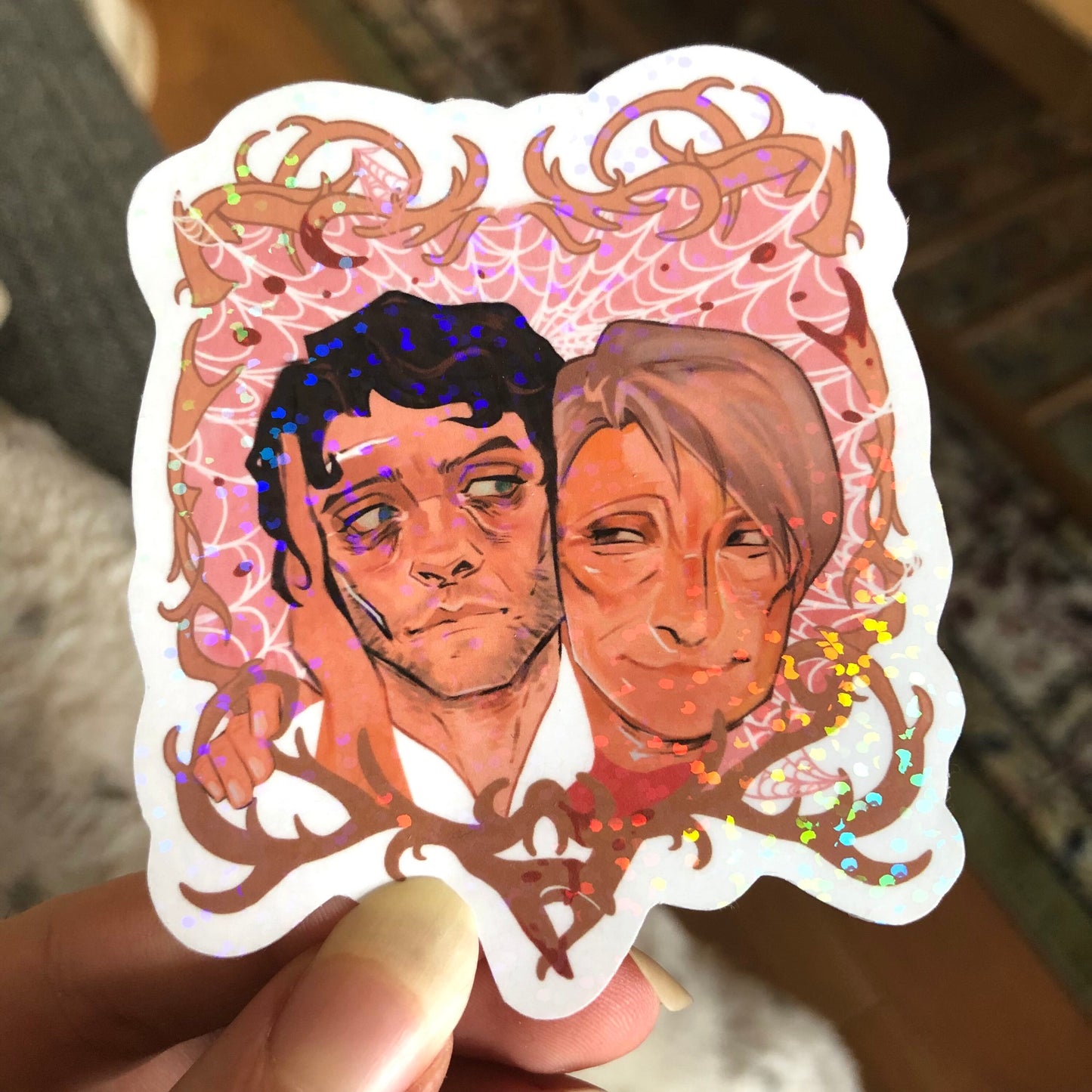 Hannigram holo vinyl sticker