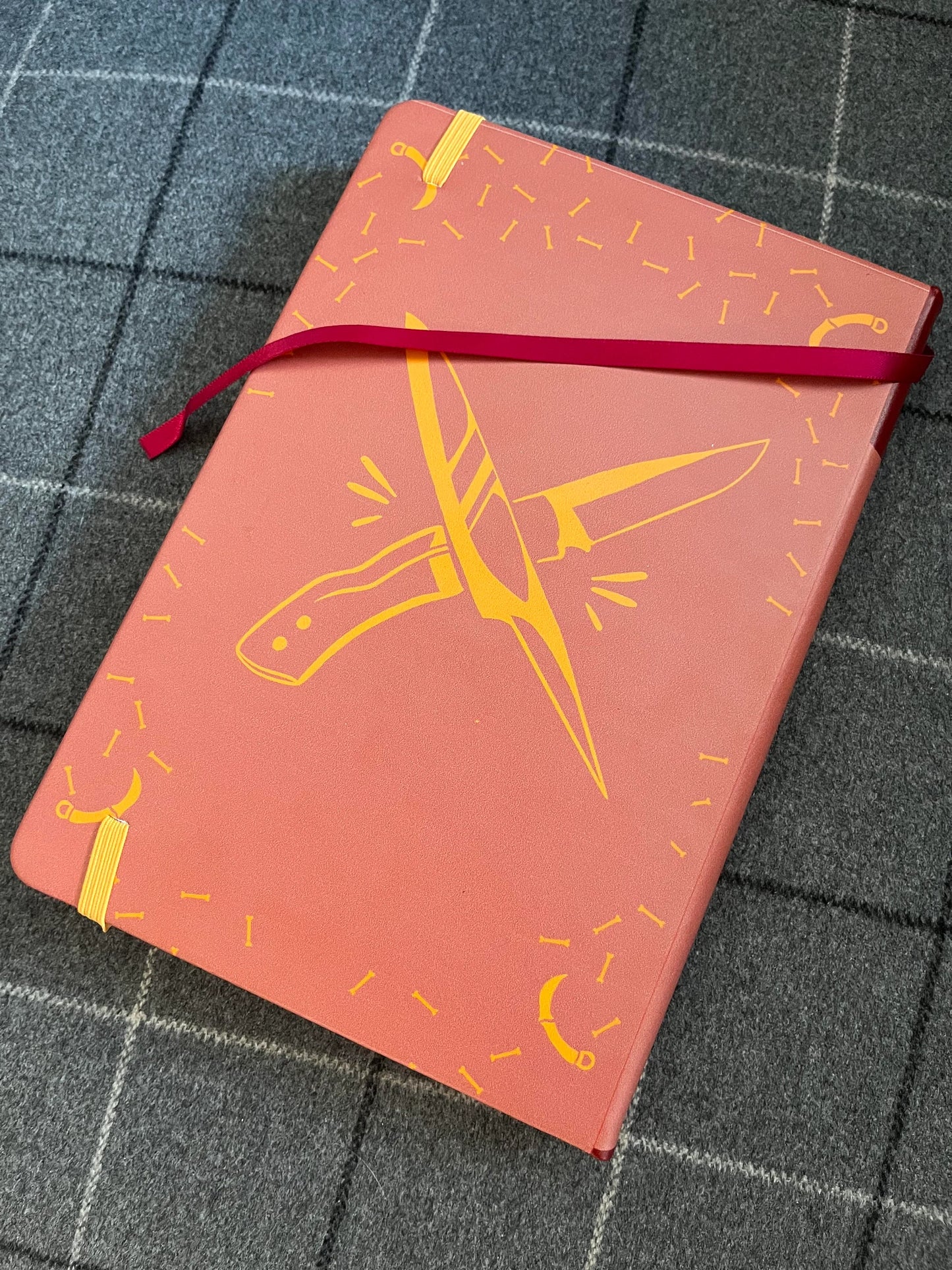 Hannibal hardcover A5 foil-edge notebook