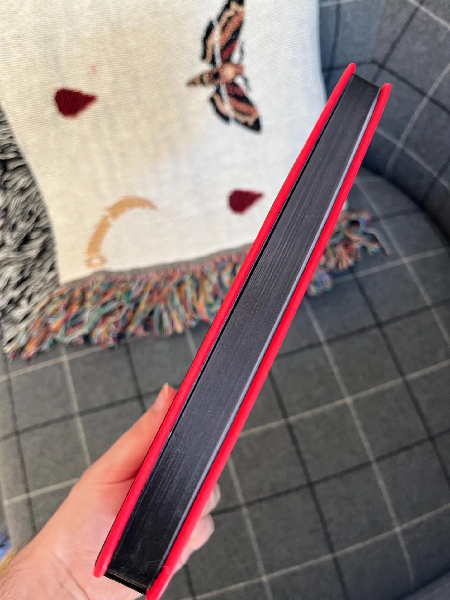 A5 hannibal red black foil edge journal sketchbook