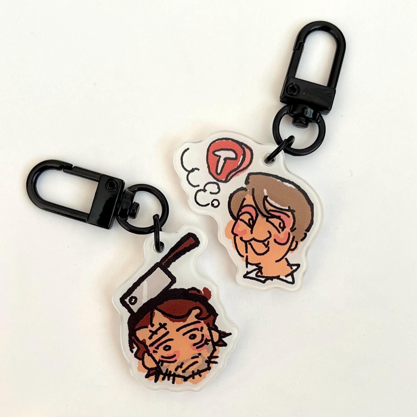 mini hannibal doodle charms