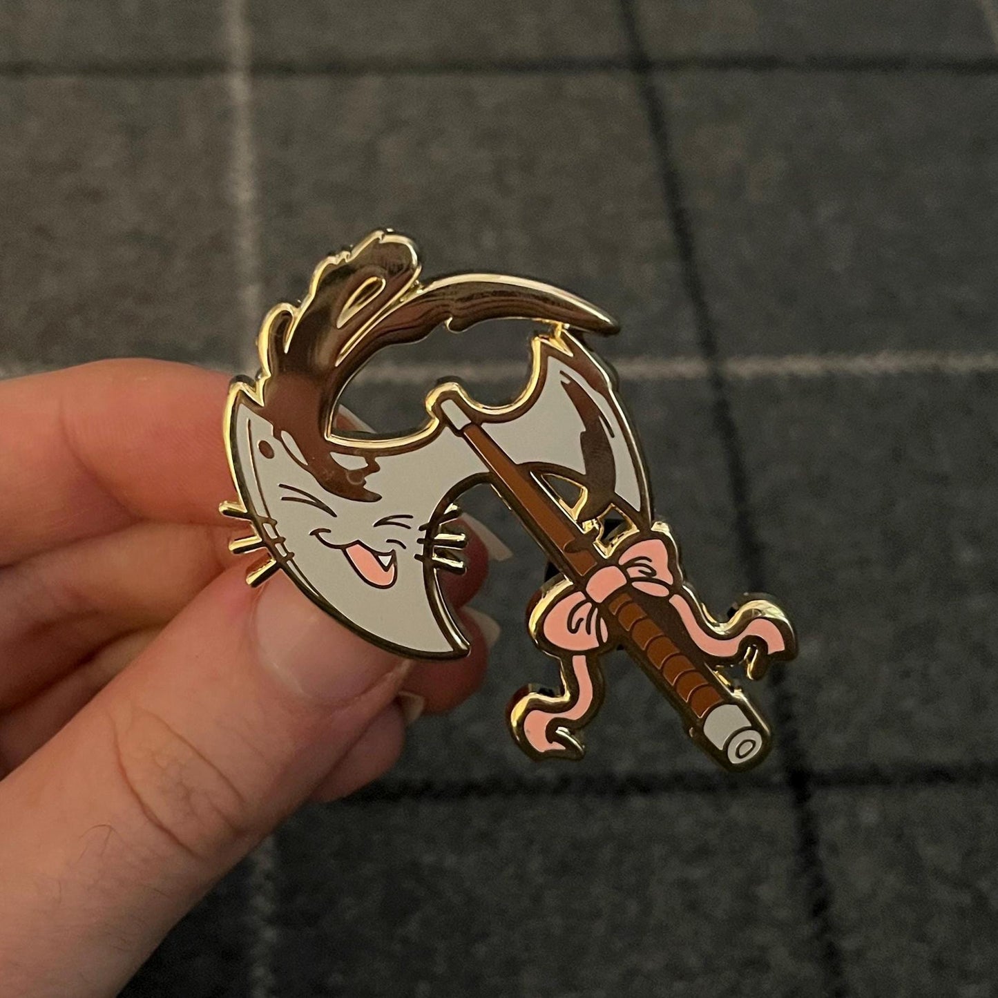 cute weapons hard enamel pins