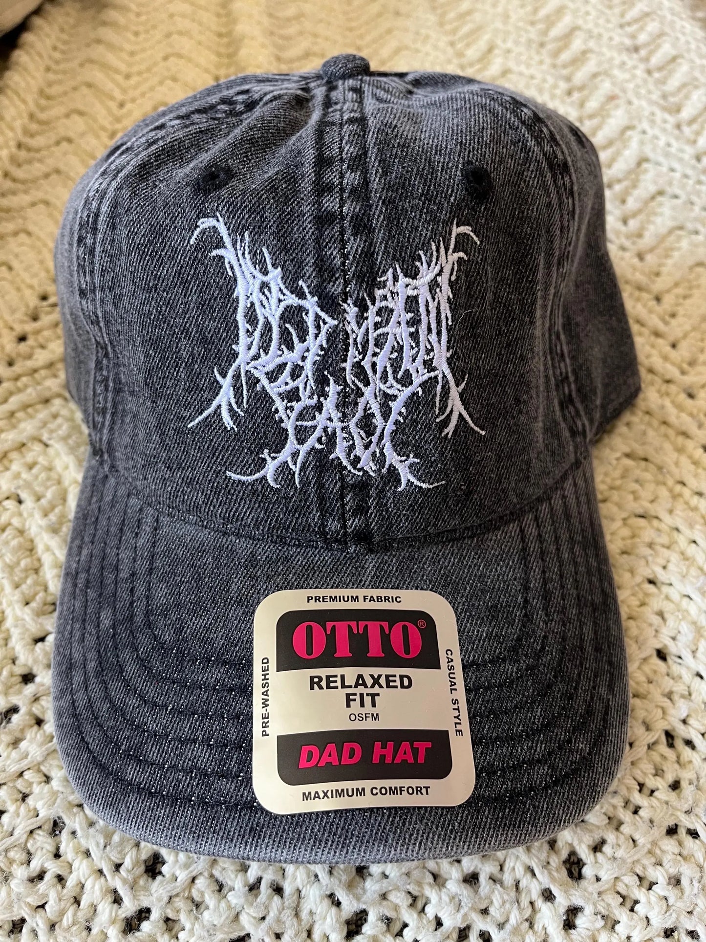 old man yaoi embroidered dad cap