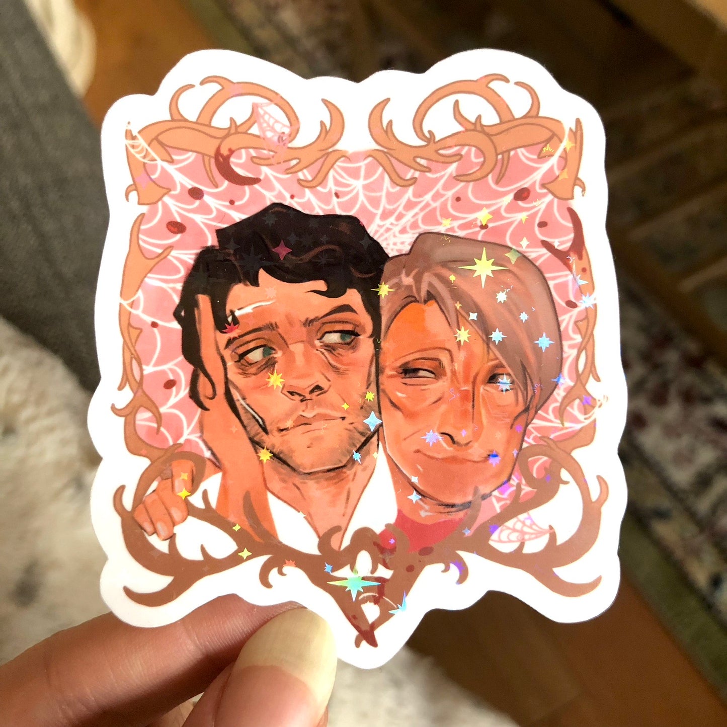 Hannigram holo vinyl sticker